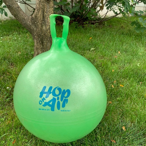 Hop Ball | Gymnic - Hop on Air | Hopper Ball | Inflatable Hopper Ball GREEN - Picture 4 of 5